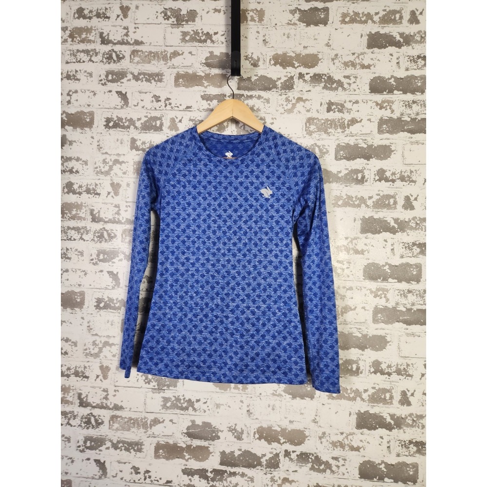 Rabbit Running Shirt‎ EZ Tee Ice Size XS Blue Performance Active Wear
